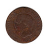 Moneda Francia 5 Centimes 1855 K (d) Km#777.5 1