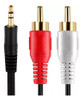 Cable 2 Rca X Miniplug 3.5 Stereo Para Pc Notebook Mp4 1