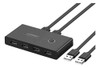 Switch Box Compartilhamento Usb 2.0 Ugreen 4 Em 1 Preto 0