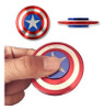 Escudo De Capitán América Autismo Mano Spinner Fidget Juguet 1