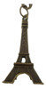 Chaveiro Torre Eiffel Metal Envelhecido 3