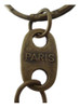 Chaveiro Torre Eiffel Metal Envelhecido 4