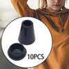 10pcs Cord Rope Ends Locks Bell Stoppers Fácil Instalação 7