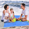 Manta Playa Picnic Impermeable Grande Portátil Secado Rápido 6