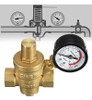 Dn20 Npt ½'' Ajustable Latón Agua Regulador Reductor De Pres 1