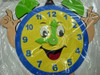 Painel De E.v.a De Relógio Infantil 2
