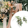 2 Pçs Arco De Casamento Flores Folhas Verdes Fazenda Branco 3 2 Pçs Arco De Casamento Flores Folhas Verdes Fazenda Branco 3