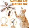 Juguete Interactivo Para Gatos Con Vara Flexible De 74 Cm 2