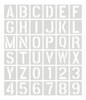 Estêncil De Letras Multifuncional Para Fazer Cartazes De 0