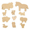 Combo 15 Animales A Elección  Madera Mdf Jugar Pintar Deco 0