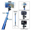 Tripode/selfie Stick Extensible Liviano + Control Azul 2