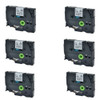 6pk Tzes221 Tzs221 Negro En La Etiqueta Blanca Cinta Para Br 0