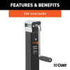 Curt 28575 Side Wind Drop Leg Directweld Square Jack 2