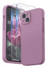 Carcasa Compatible iPhone 14 Plus Silicona Color Lila Morado 0