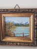 Par De Pinturas Mini Cuadros Óleos 1