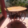 Mesita Bar Extensible C/ Ruedas-impecable-no Envio-ituzaingo 1