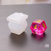 Molde De Silicone Para Dados Triangulares Quadrados De Filé 6