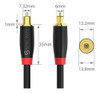 Cable De Audio Optico Digital Cable Toslink - [24k Chapado E 2