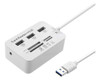 3 Puertos Usb 3.0 Hub Con Ms Sd M2 Tf Tarjeta Multi Lector A 0