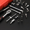 46 Unidades De 1/4 Pol. Conjunto De Soquetes, Kit De Reparo 4