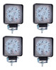 Kit 4 Faros Luz Led 9 Auxiliar  Cuatriciclo Arenero Can Am 0