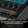 Mezclador Audio Dj Con Interface Xlr Grabación Musica 2