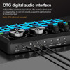 Mezclador Audio Dj Con Interface Xlr Grabación Musica 3