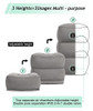 Almohada Inflable Para Cama De Avion - Gris 4