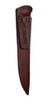 Bainha Em Couro Para Faca N°7 Lâmina=18 Cm,largura=3 Cm 1