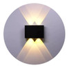 Aplique Exterior Jardín Cuatro Leds 4w Luz Metal 0