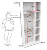 Armário Cabideiro Juliana M6  100% Mdf (closet  / Expositor) 1