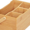 Cubiertera Madera Bamboo 22x14x12.5/25cm Natural 2