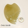 Guasha Dentada, Masajeador Facial De Ónix Verde 1