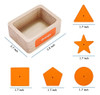 Nugzix Montessori - Caja De Clasificación De 4