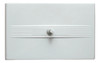 Tapa Plastica Blanca Boton Blanco Para Dep. Embutido Ideal 0