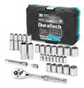 Duratech Juego De Dados De 3/8 Pulgadas Y 1/4 0