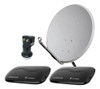 Kit 2 Receptor Digital Vx10 Vivensis - Antena Lnbf Ku 0
