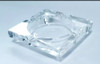 Cenicero Cuadrado De Cristal X1  8x8cm Exelente Calidad 0
