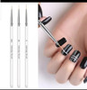 Pinceles Liners Kolinsky Nail Art Set X3 0