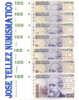 Lote Completo 7 Billetes Roca Doble Letra Excelentes Palermo 0