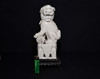 Perro Foo De Cerámica Oriental Gran Tamaño Antiguo 7