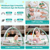 Agiyimi Baby Play Gym Mat, Tummy Time Activity Mat 1