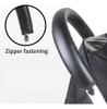 Clzemo 2 Pack Baby Stroller Bar Grip Case Cover, Reposabrazo 1