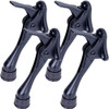 4 Topes Para Puerta De Un Solo Toque Altura Ajustable Negro 0