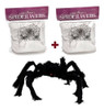 Promo Araña Gigante Decoracion + 2 Telarañas Halloween 0