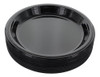 Amcrate Platos Desechables De Plástico Negros, 0
