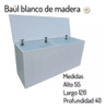Baúl De Madera, Baulera,con Tapa 1