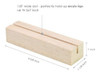 Uniqooo Paquete De 5 Soportes De Madera Para Mesa | Porta Le 3