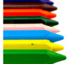 Giz De Cera Curto Acrilex Triangular 12 Cores Curton 3