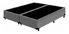 Base Cama Box Queen Bipartido Suede Cinza - 158x198x39 0